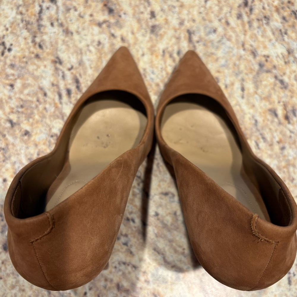 Aldo Elegant Tan Stiletto Pointed Heels - Picture 4 of 7